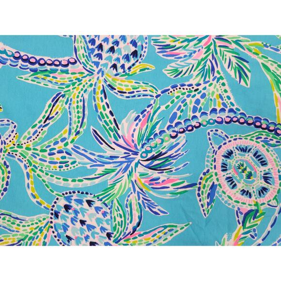 Lilly Pulitzer Womens XS UPF 50+ Sophie Dress Bermuda‎ Blue Turtles Trees 002176 - Picture 5 of 8